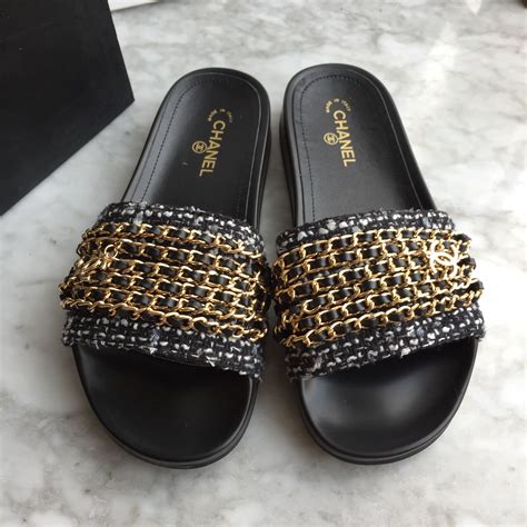 chanel slipper vrouw|chanel sandals sale.